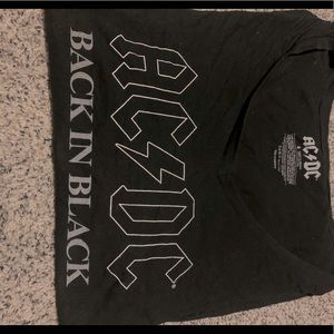 Plus Size Band T. AC/DC Back in Black